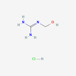 Guanidine, (hydroxymethyl)-, monohydrochloride