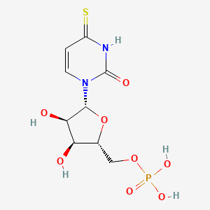 molecular formula C9H13N2O8PS B12687013 4-Thiouridine-5'-monophosphate CAS No. 4145-46-4