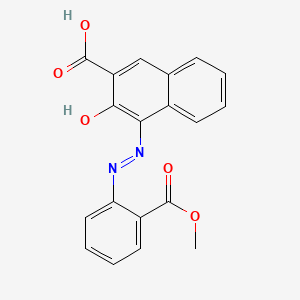 3-Hydroxy-4-((2-(methoxycarbonyl)phenyl)azo)-2-naphthoic acid