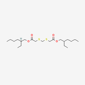 molecular formula C21H40O4S2 B12687044 Bis(2-ethylhexyl) 2,2'-(methylenebis(thio))bisacetate CAS No. 79855-95-1