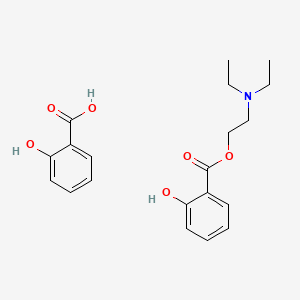 molecular formula C20H25NO6 B12687077 Einecs 245-742-8 CAS No. 23565-36-8