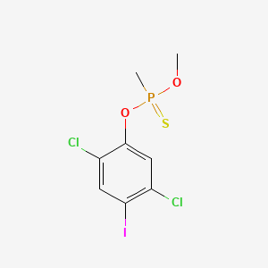 Phosphonothioic acid, methyl-, O-(2,5-dichloro-4-iodophenyl) O-methyl ester