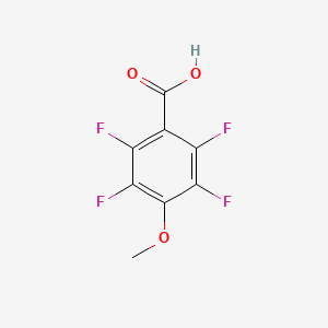 molecular formula C8H4F4O3 B1268727 2,3,5,6-Tetrafluoro-4-methoxybenzoic acid CAS No. 3153-01-3