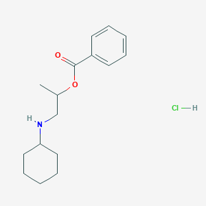 molecular formula C16H24ClNO2 B126873 己卡因盐酸盐 CAS No. 532-76-3