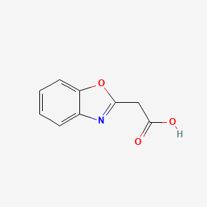 molecular formula C9H7NO3 B1268731 2-(苯并[d]噁唑-2-基)乙酸 CAS No. 78756-98-6