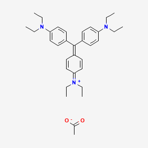 Tris(4-(diethylamino)phenyl)methylium acetate