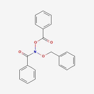 Benzamide, N-(benzoyloxy)-N-(phenylmethoxy)-