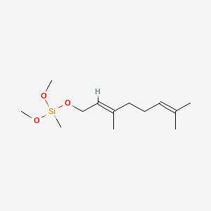 (E)-((3,7-Dimethyl-2,6-octadienyl)oxy)dimethoxymethylsilane