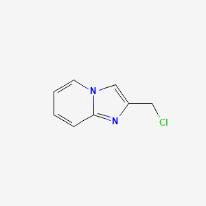 molecular formula C8H7ClN2 B1268737 2-(氯甲基)咪唑并[1,2-a]吡啶 CAS No. 57892-76-9