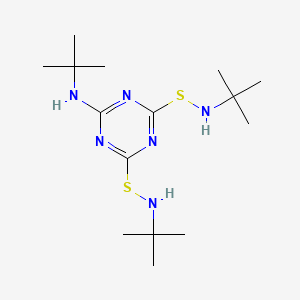 6-((tert-Butyl)amino)-N,N'-di-tert-butyl-1,3,5-triazine-2,4-disulphenamide