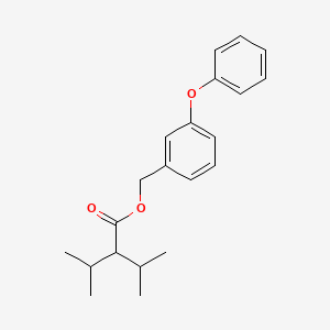 Butanoic acid, 3-methyl-2-(1-methylethyl)-, (3-phenoxyphenyl)methyl ester