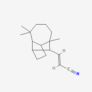 3-(Decahydro-4,8,8-trimethyl-1,4-methanoazulen-9-yl)acrylonitrile