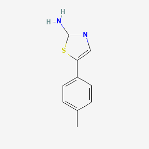 molecular formula C10H10N2S B1268747 5-(对甲苯基)噻唑-2-胺 CAS No. 73040-54-7