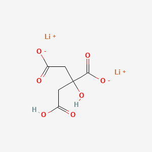 Dilithium hydrogen 2-hydroxypropane-1,2,3-tricarboxylate