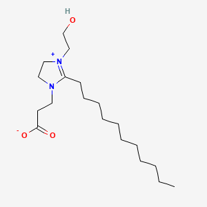 1-(2-Carboxylatoethyl)-4,5-dihydro-3-(2-hydroxyethyl)-2-undecyl-1H-imidazolium