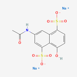 Disodium 3-(acetylamino)-8-hydroxynaphthalene-1,5-disulphonate