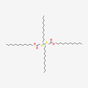 Dodecyl 4,4-didodecyl-7-oxo-8-oxa-3,5-dithia-4-stannaicosanoate