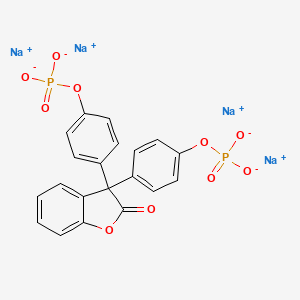 3,3-Bis(4-(phosphonooxy)phenyl)benzofuran-2(3H)-one, tetrasodium salt