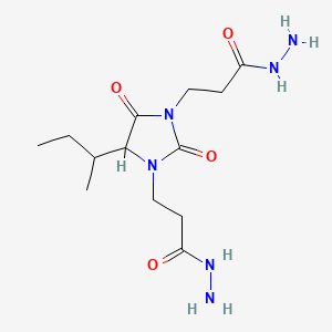 4-(sec-Butyl)-2,5-dioxoimidazolidine-1,3-di(propionohydrazide)