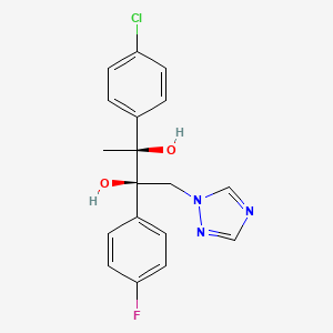 2,3-Butanediol, 3-(4-chlorophenyl)-2-(4-fluorophenyl)-1-(1H-1,2,4-triazol-1-yl)-, (2R,3S)-