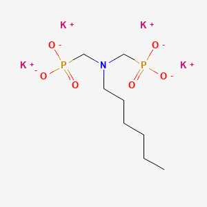 Tetrapotassium ((hexylimino)bis(methylene))bisphosphonate