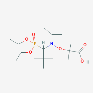 3,7-Dioxa-4-aza-6-phosphanonanoic acid, 4,5-bis(1,1-dimethylethyl)-6-ethoxy-2,2-dimethyl-, 6-oxide