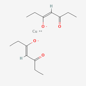 molecular formula C14H22CuO4 B12687635 Copperbis(dipivaloylmethane) CAS No. 15716-70-8