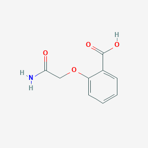 molecular formula C9H9NO4 B1268768 2-(2-Amino-2-oxoethoxy)benzoic acid CAS No. 56424-81-8