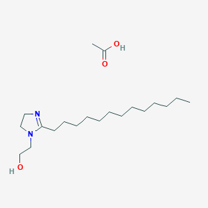 4,5-Dihydro-1-(2-hydroxyethyl)-2-tridecyl-1H-imidazolium acetate