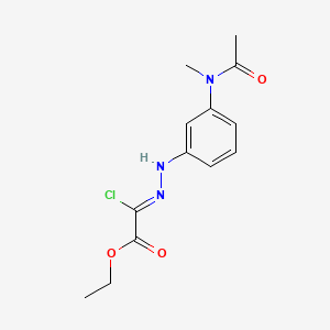 Acetic Acid, Chloro((4-methylacetamidophenyl)hydrazono)-, Ethyl Ester