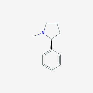 molecular formula C11H15N B126877 (2S)-1-Methyl-2-phenylpyrrolidine CAS No. 58166-86-2