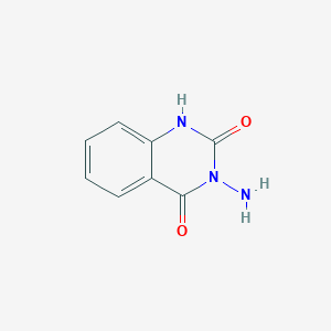 molecular formula C8H7N3O2 B1268772 3-Amino-1H-quinazoline-2,4-dione CAS No. 30386-01-7