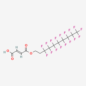 (3,3,4,4,5,5,6,6,7,7,8,8,9,9,10,10,10-Heptadecafluorodecyl) hydrogen fumarate