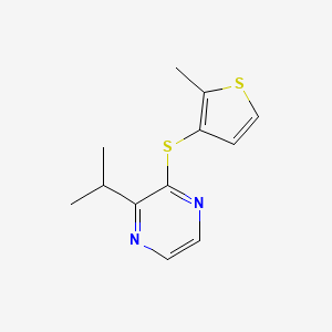 2-(1-Methylethyl)-3-((2-methyl-3-thienyl)thio)pyrazine