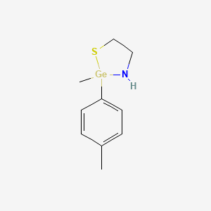 2-Methyl-2-(p-tolyl)-1,3,2-thiazagermolidine