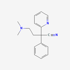 alpha-(2-(Dimethylamino)ethyl)-alpha-phenylpyridine-2-acetonitrile