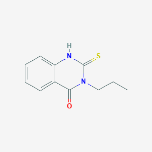molecular formula C11H12N2OS B1268793 3-丙基-2-硫代-2,3-二氢喹唑啉-4(1H)-酮 CAS No. 63586-34-5