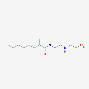 N-(2-((2-Hydroxyethyl)amino)ethyl)dimethyloctanamide