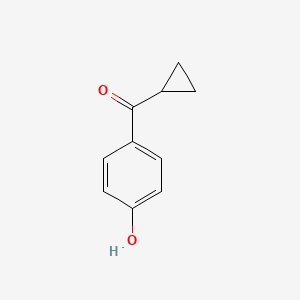 molecular formula C10H10O2 B1268804 环丙基(4-羟基苯基)甲酮 CAS No. 36116-18-4