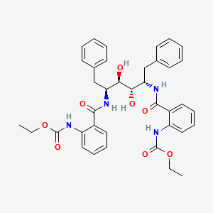 L-Altritol, 1,2,5,6-tetradeoxy-2,5-bis((2-((ethoxycarbonyl)amino)benzoyl)amino)-1,6-diphenyl-