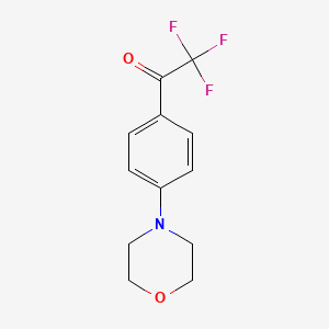 2,2,2-Trifluoro-1-[4-(morpholin-4-YL)phenyl]ethan-1-one