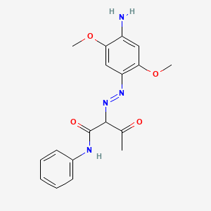 2-((4-Amino-2,5-dimethoxyphenyl)azo)-3-oxo-N-phenylbutyramide