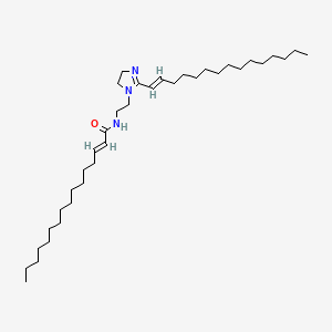 N-(2-(4,5-Dihydro-2-(pentadecenyl)-1H-imidazol-1-yl)ethyl)hexadecenamide