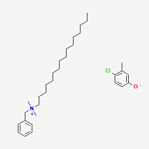 benzyl-hexadecyl-dimethylazanium;4-chloro-3-methylphenolate