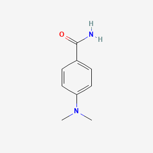 molecular formula C9H12N2O B1268822 4-(Dimethylamino)benzamide CAS No. 6083-47-2