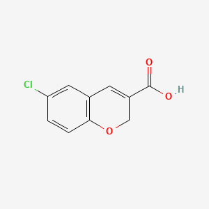 B1268823 6-Chloro-2H-chromene-3-carboxylic acid CAS No. 83823-06-7