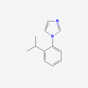 molecular formula C12H14N2 B12688258 1H-Imidazole, 1-(2-(1-methylethyl)phenyl)- CAS No. 25364-40-3