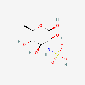 (1-4)-2-Deoxy-2-sulfoamino-beta-D-glucopyranuronan