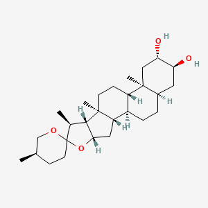 Spirostan-2,3-diol, (2beta,3alpha,5beta,25R)-