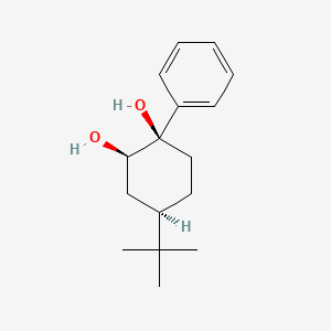 1,2-Cyclohexanediol, 4-(1,1-dimethylethyl)-1-phenyl-, (1alpha,2alpha,4alpha)-